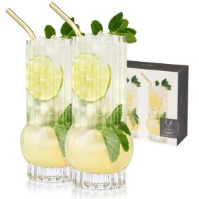Deco Crystal Highball Glasses by ViskiÂ