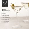 Meridian Crystal Martini Glasses ViskiÂ