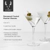 Stemmed Crystal Martini Glasses by ViskiÂ
