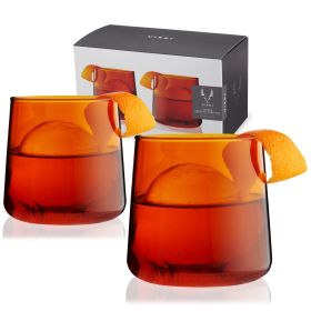 Aurora Cocktail Tumblers in Amber ViskiÂ
