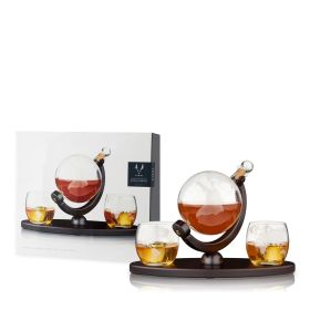 Globe Decanter & Whiskey Tumblers Set by ViskiÂ