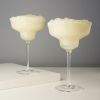 Angled Crystal Margarita Glasses by ViskiÂ