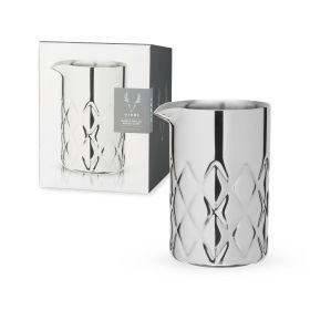 Harrison Double-Walled Mixing Glass in Silver ViskiÂ