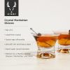 Crystal Manhattan Glasses by ViskiÂ