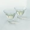 Raye Crystal Heavy Base Martini Glasses ViskiÂ