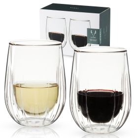 Double Walled Wine Glasses ViskiÂ