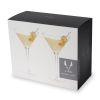 Stemmed Crystal Martini Glasses by ViskiÂ