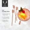Set of 4 Tiki Cocktail Picks by ViskiÂ