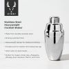 Harrison Heavyweight Cocktail Shaker in Silver ViskiÂ
