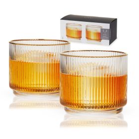 Meridian Crystal Lowball Tumblers ViskiÂ