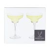Angled Crystal Margarita Glasses by ViskiÂ