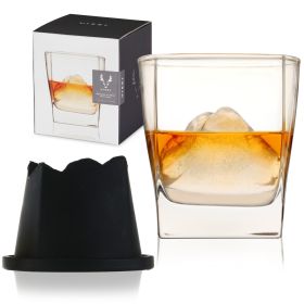 2-piece Glacier Mountain Ice Mold with Glass Set ViskiÂ
