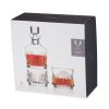 3-Piece Deco Beau Crystal Stacking Decanter ViskiÂ