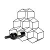 Geo Gunmetal Countertop Wine Rack by ViskiÂ