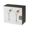 Seneca Crystal Diamond Martini Glasses ViskiÂ
