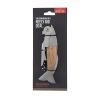 Fish Wood and Stainless Steel Corkscrew Foster & Ryeâ