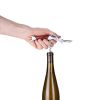 Admiralâ Double Opener Corkscrew in Stainless Steel ViskiÂ