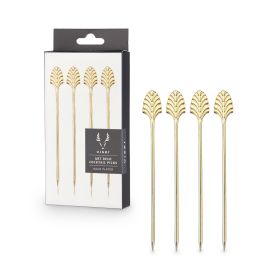 Gold Art Deco Cocktail Picks by ViskiÂ