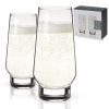 Raye Weighted Stemless Champagne Flutes ViskiÂ