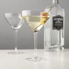 Raye Angled Crystal Martini Glasses ViskiÂ