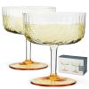 Deco Gatsby Crystal Coupe Glasses ViskiÂ