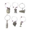 Winery Pewter Wine Charms by Trueâ (Set of 6)