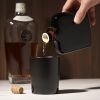 Irving Nautilus Ceramic Flask in Black ViskiÂ