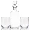 Raye Modern Crystal Liquor Decanter and Tumbler Set Viski
