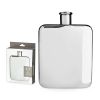 Harrison Stainless Steel Flask in Silver ViskiÂ