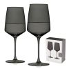 Reserve Nouveau Crystal Wine Glasses in Smoke ViskiÂ®