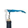 Truetapâ: Double-Hinged Waiter's Corkscrew in Metallic Blue