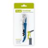 Truetapâ: Double-Hinged Waiter's Corkscrew in Metallic Blue