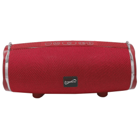 Supersonic Portable Bluetooth Wireless Speaker (Color: Red)